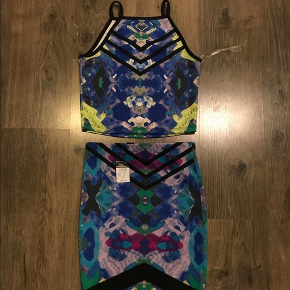 Rue21 Other - Exotic Two Piece - Crop Top and Skirt